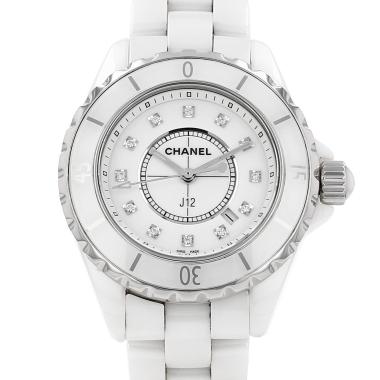 Chanel J12 watch in ceramic and steel