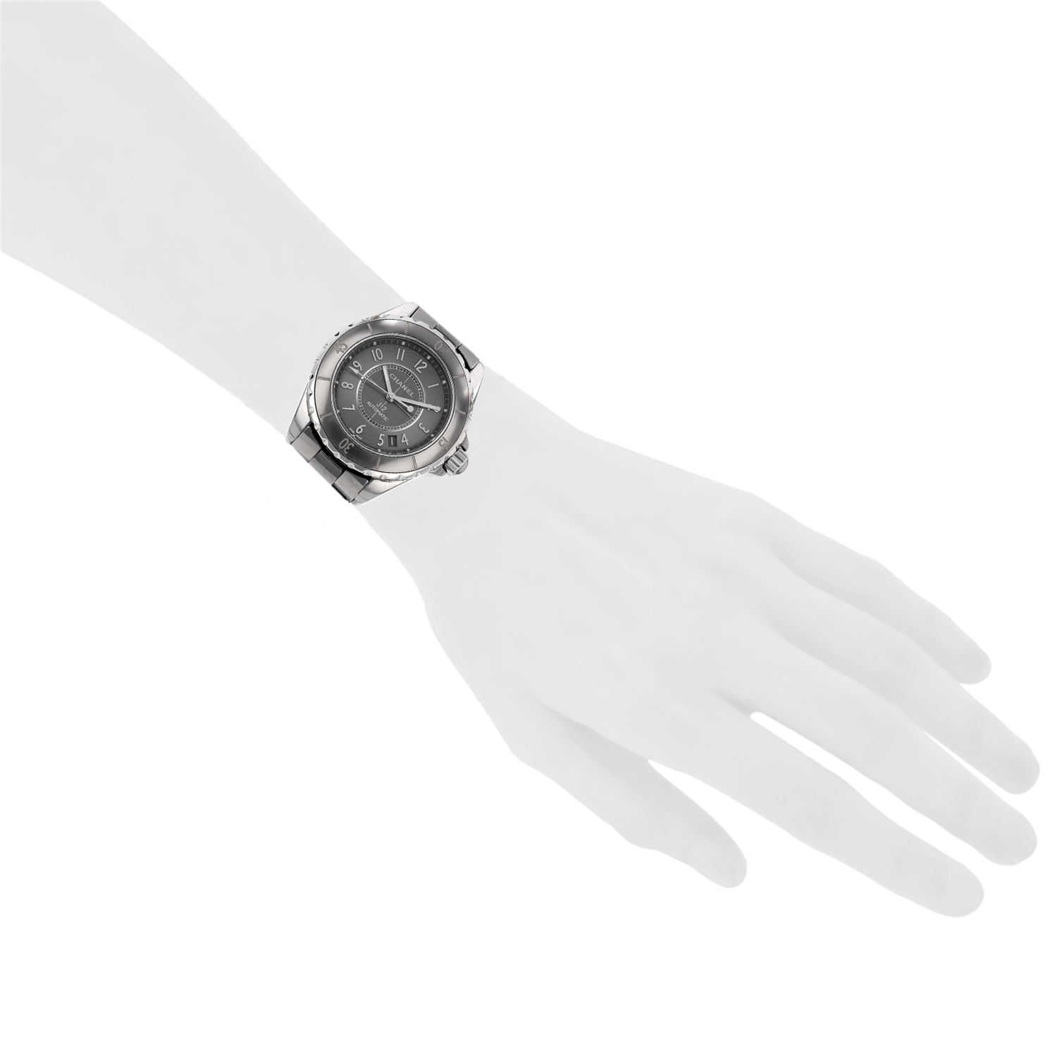 Chanel J12  in ceramic grey Circa 2010 - Detail D1