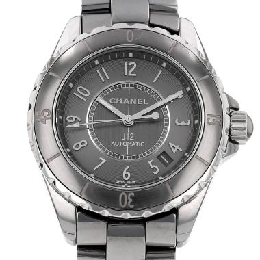 Reloj Chanel J12 de cerámica gris Circa 2010