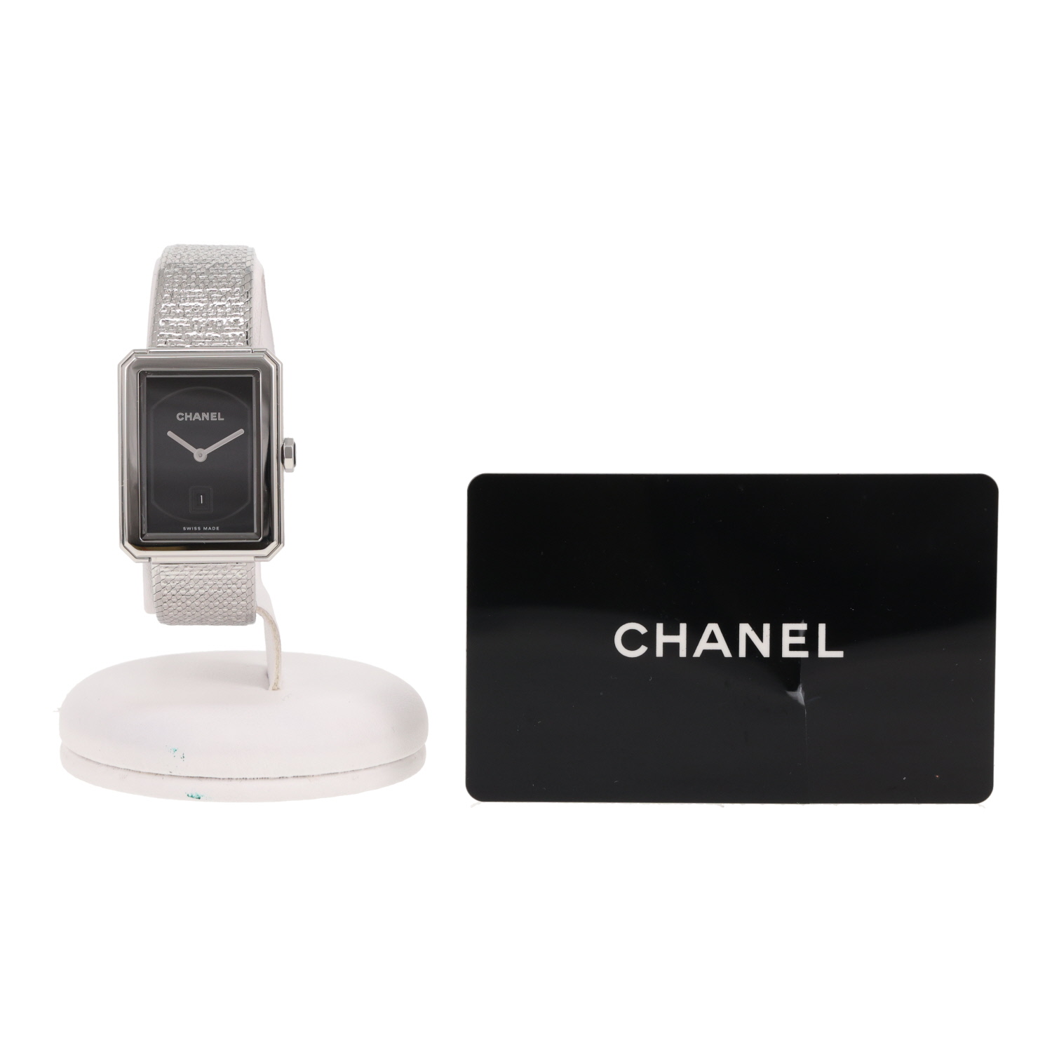 Reloj Chanel Boyfriend Tweed de acero Ref: Chanel - H4878  Circa 2016 - Detail D2