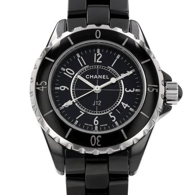 Chanel J12  in ceramic and stainless steel Ref: Chanel - H0682  Circa 2000