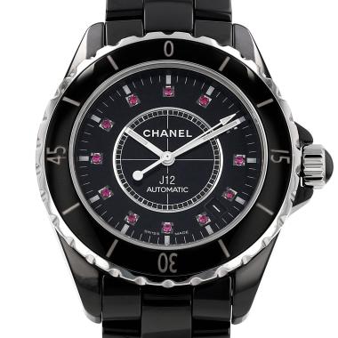 Montre Chanel J12 en céramique et acier Vers 2010