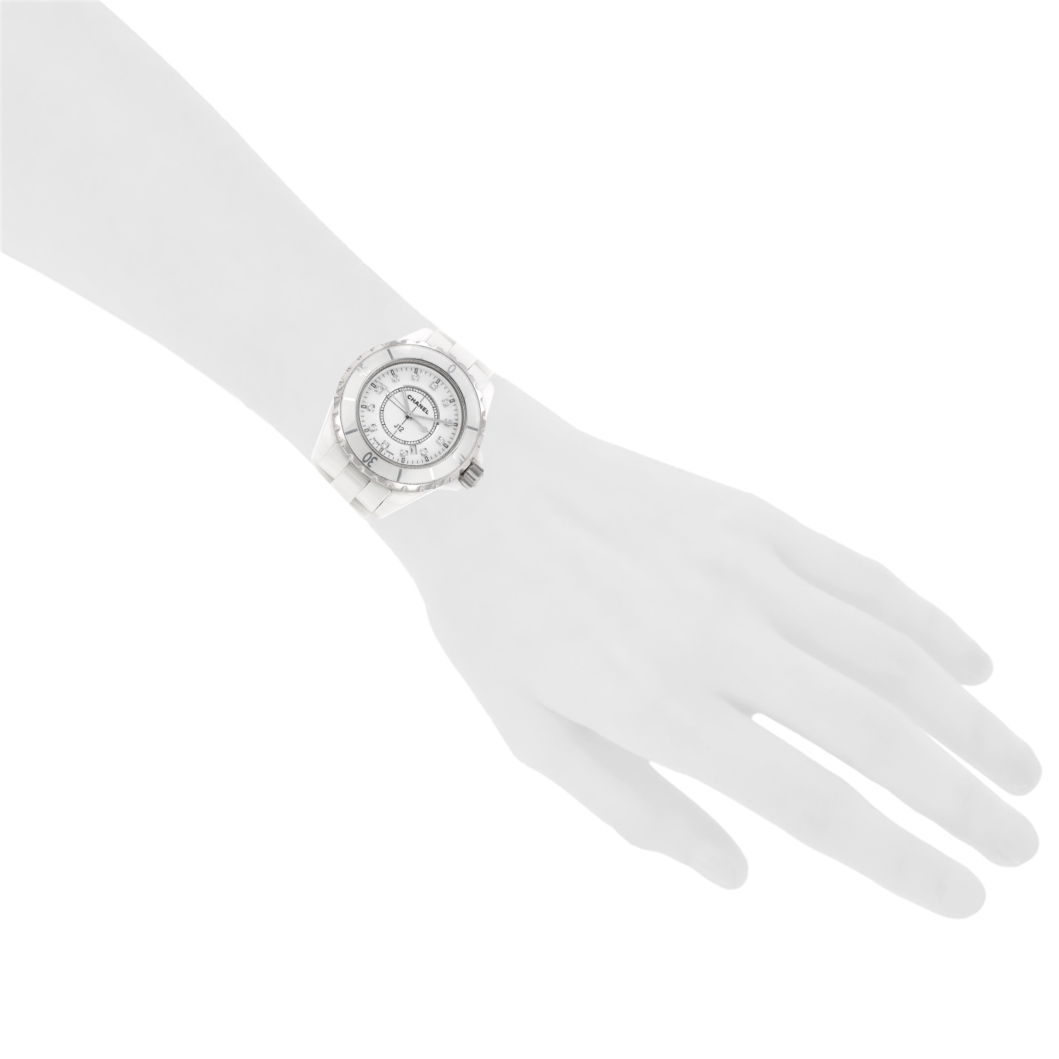 Chanel J12  in ceramic and stainless steel Circa 2010 - Detail D1