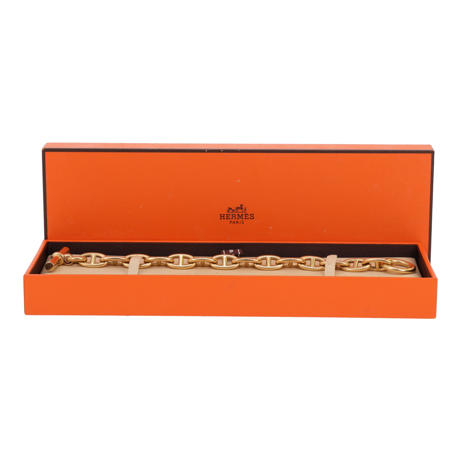 Bracelet Hermès Chaîne d'Ancre grand modèle en or jaune