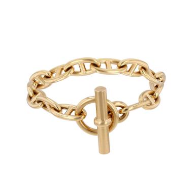 Bracelet Hermès Chaîne d'Ancre grand modèle en or jaune