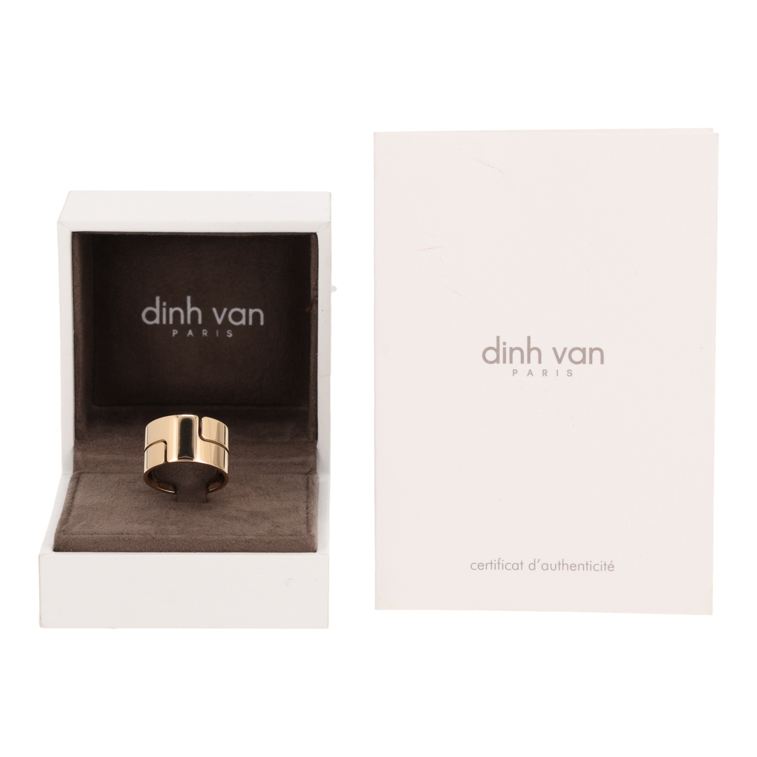 Dinh Van Seventies ring in yellow gold - Detail D2