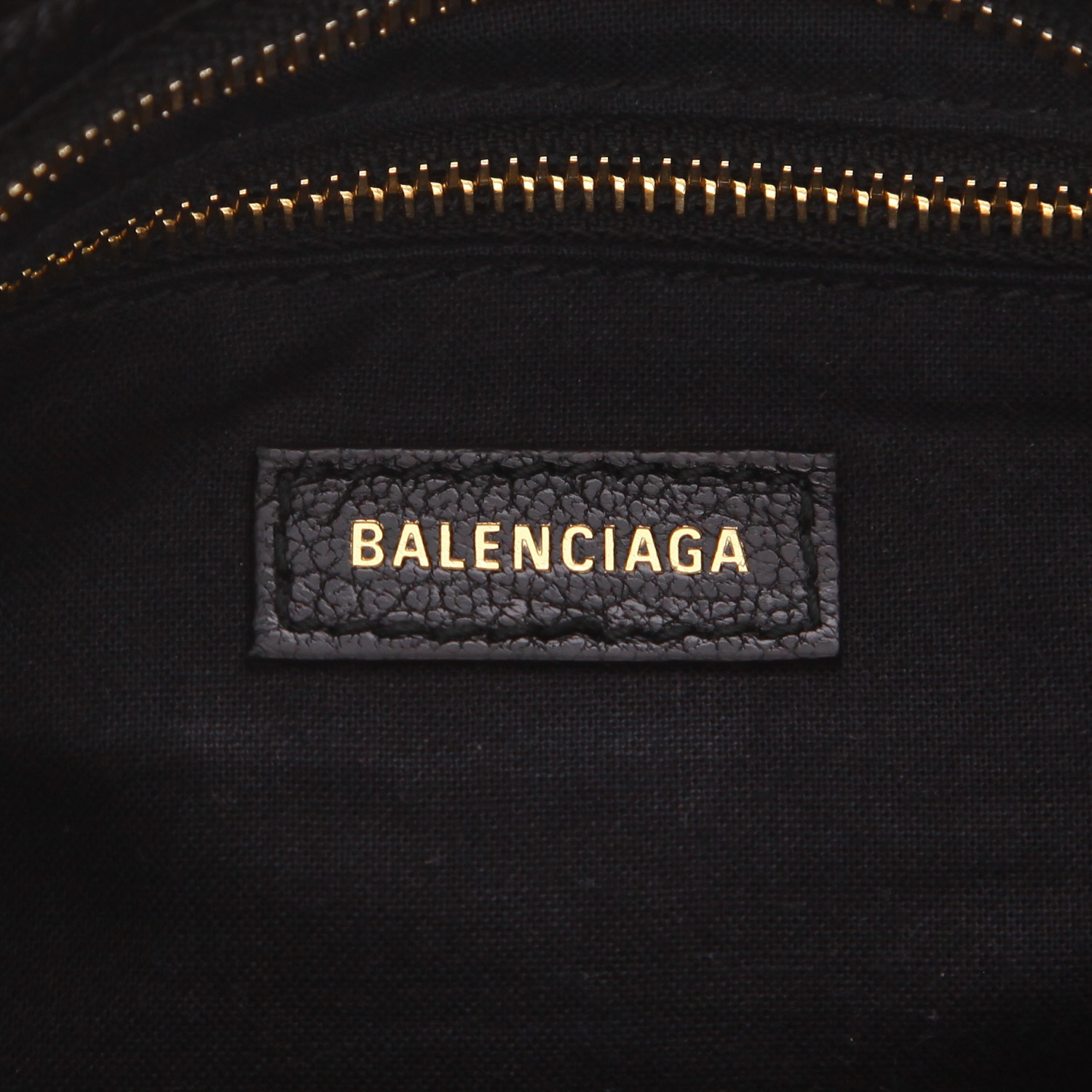 Bolso bandolera Balenciaga  City mini  en cuero negro - Detail D2