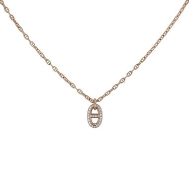 Hermès Farandole necklace in pink gold and diamonds