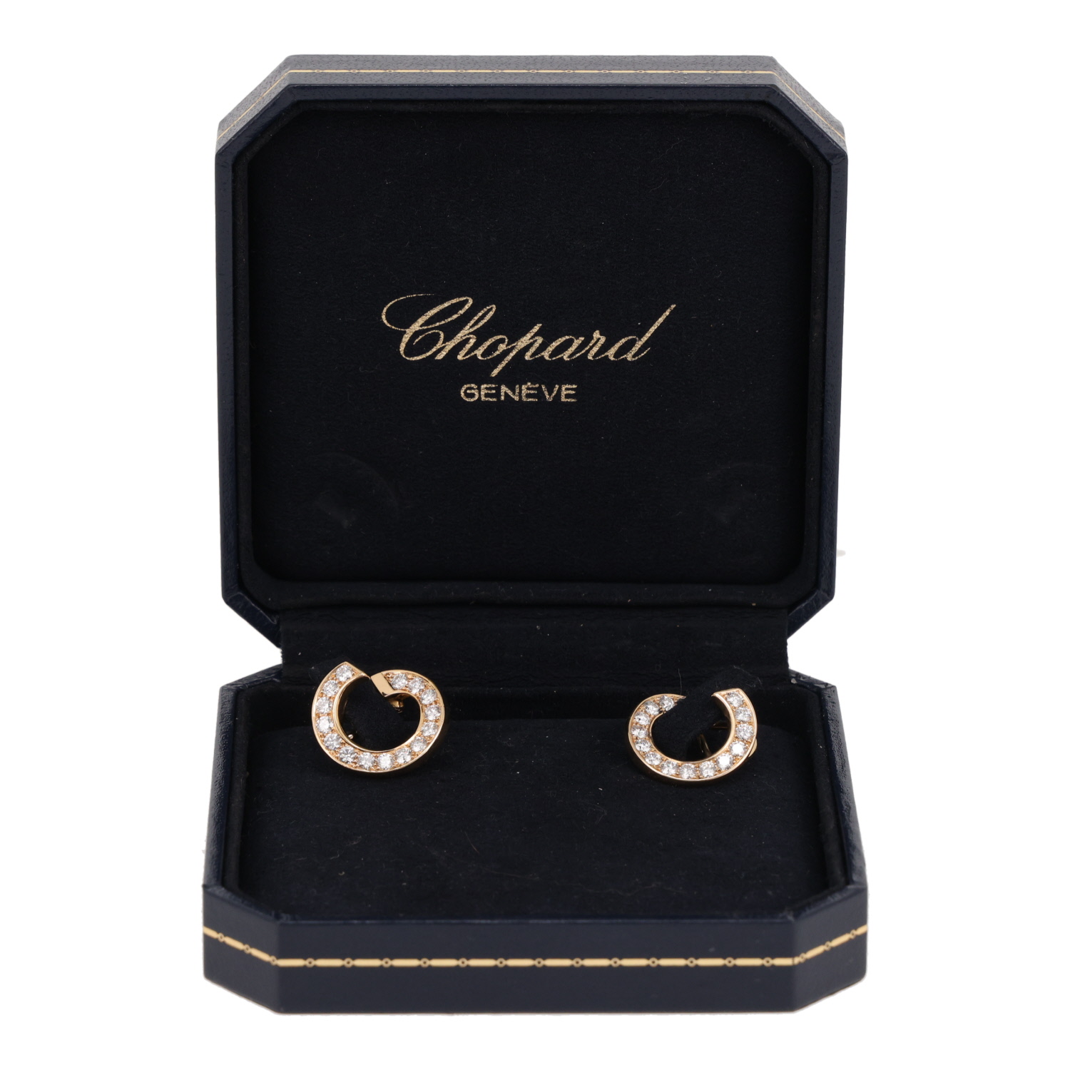 Orecchini Chopard  in oro giallo e diamanti - Detail D2