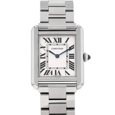 Reloj Cartier Tank Solo modelo pequeño  de acero Ref: Cartier - 3170  Circa 2010