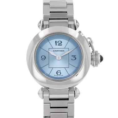 Montre Cartier Miss Pasha en acier Ref: Cartier - 2973  Vers 2010