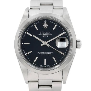 Montre Rolex Oyster Perpetual Date en acier Ref: Rolex - 15200  Vers 2002