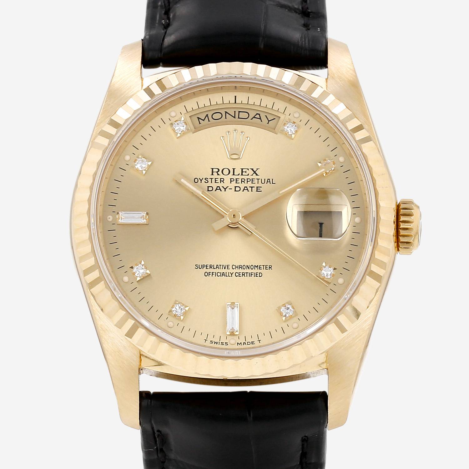 Rolex Day-Date in yellow gold Ref: Rolex - 18238 Circa 1998
