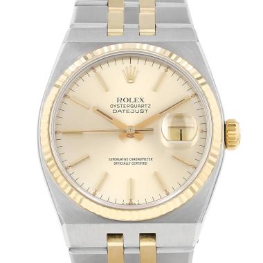 Rolex Oysterquartz Datejust  in gold and stainless steel Ref: Rolex - 17013  Circa 1980