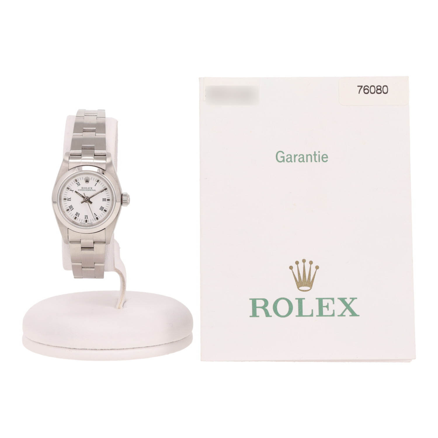 Orologio Rolex Lady Oyster Perpetual in acciaio Ref: Rolex - 76080  Circa 2005 - Detail D2