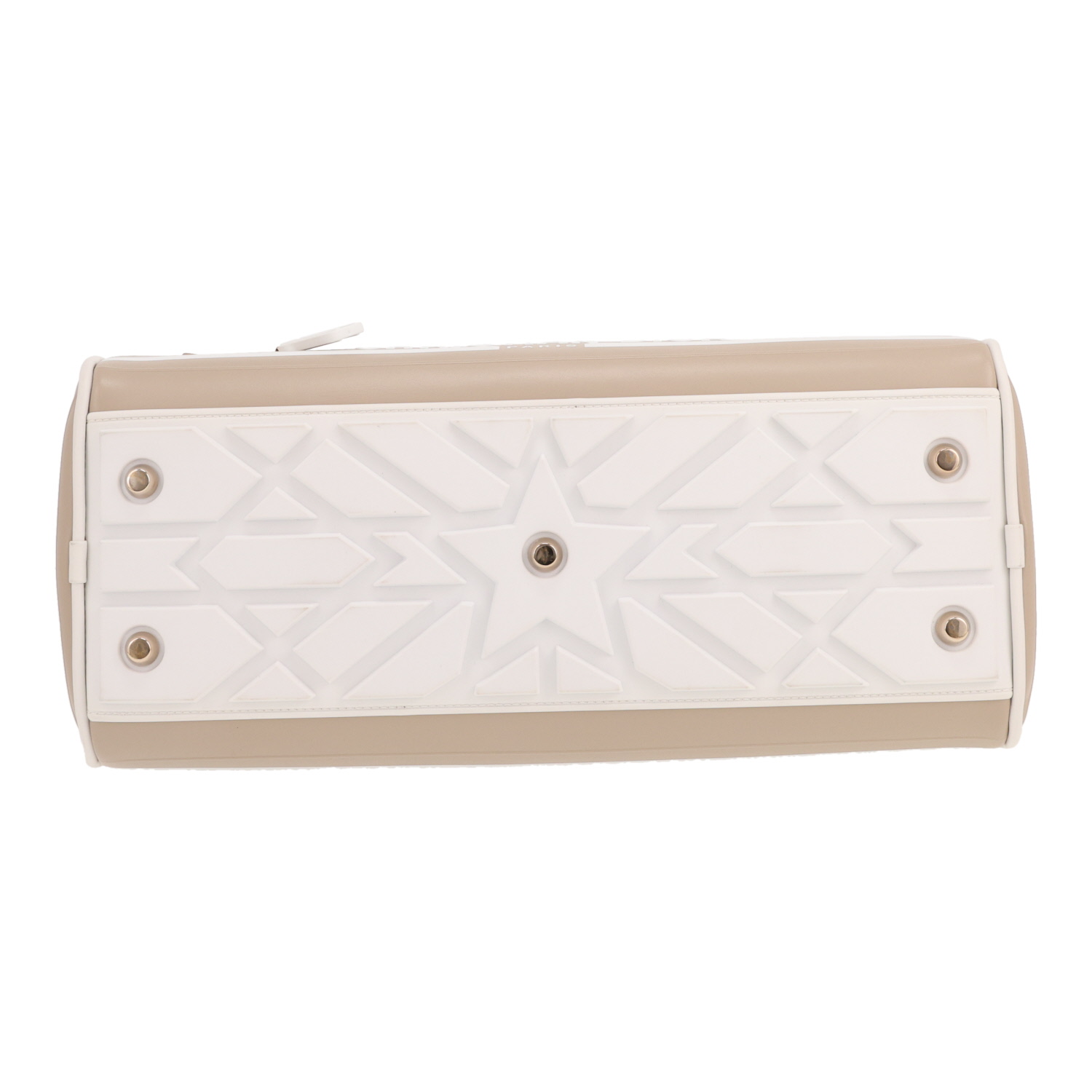 Borsa Dior  Bowling in pelle beige - Detail D1