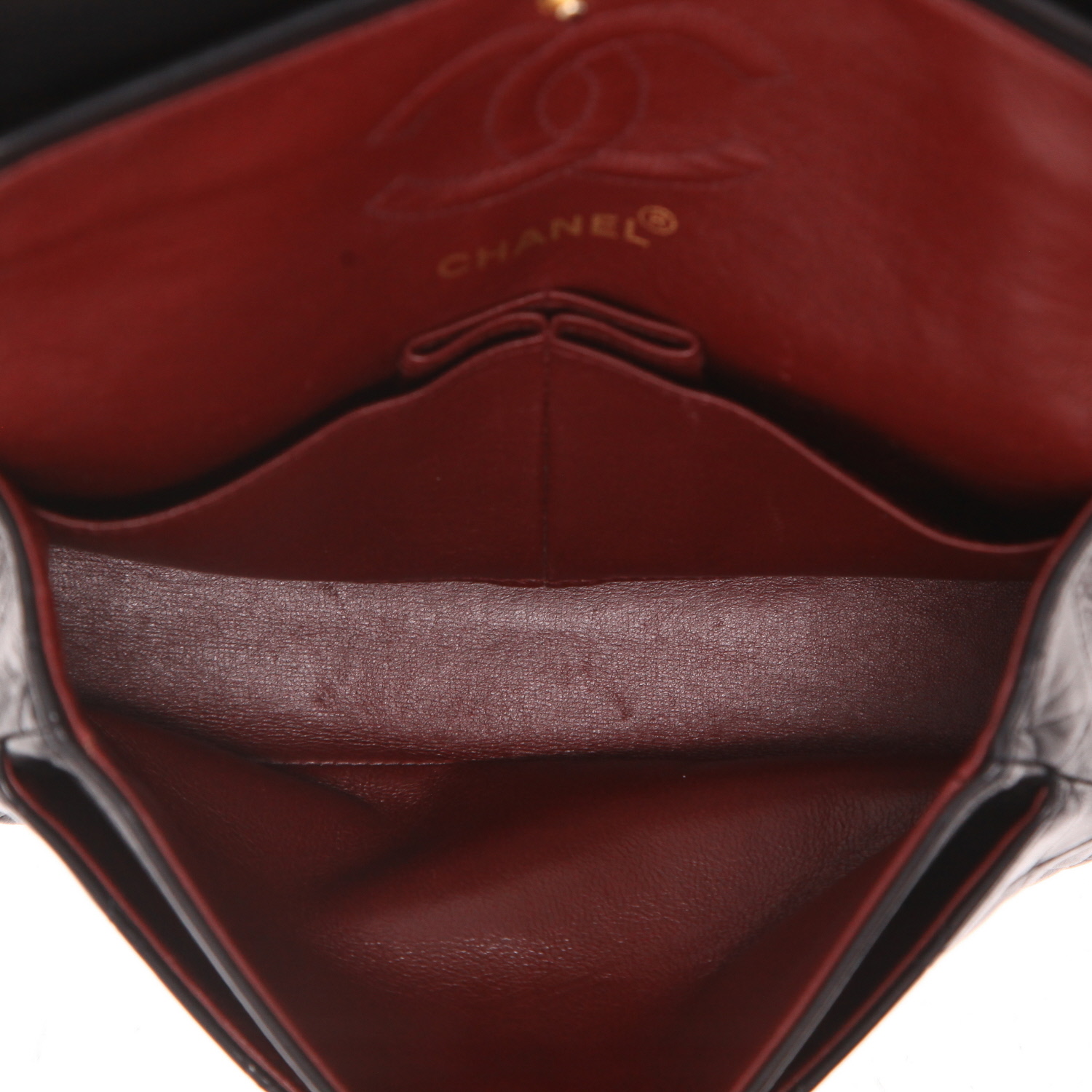 Bolso de mano Chanel  Timeless Petit en cuero acolchado negro - Detail D3