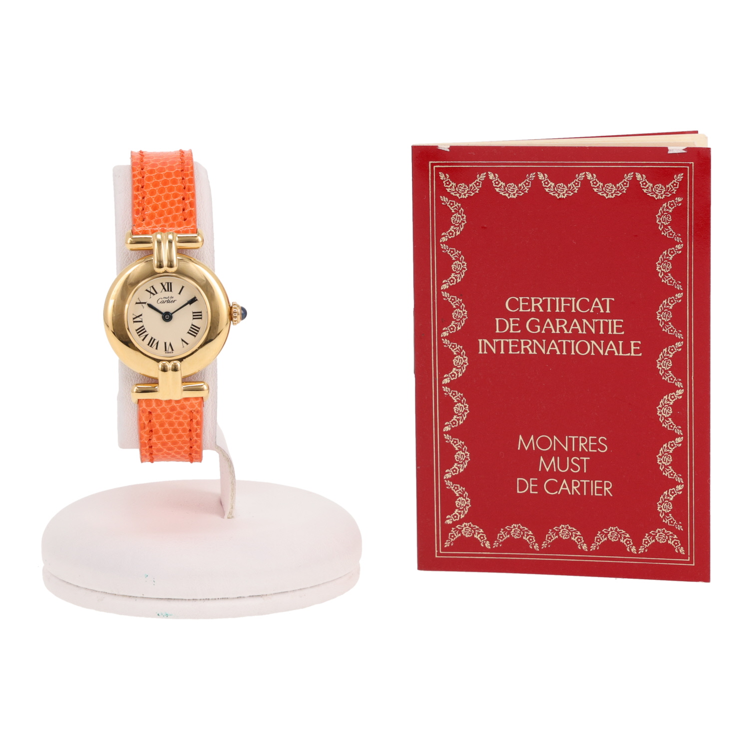 Montre Cartier Must Colisée en vermeil Ref: Cartier - 590002  Vers 1990 - Detail D2