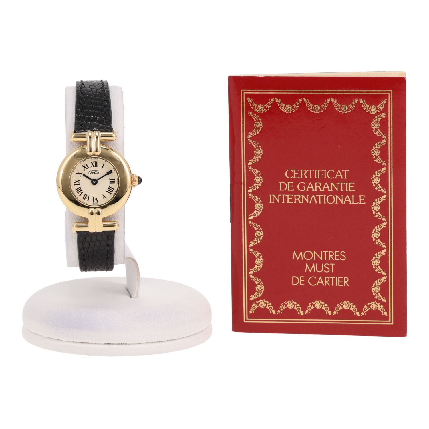 Orologio Cartier Colisee in vermeil Circa 1993