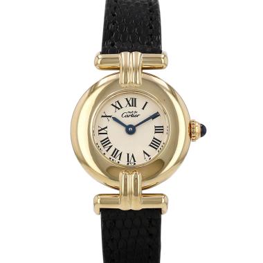 Montre Cartier Colisee en vermeil Vers 1993