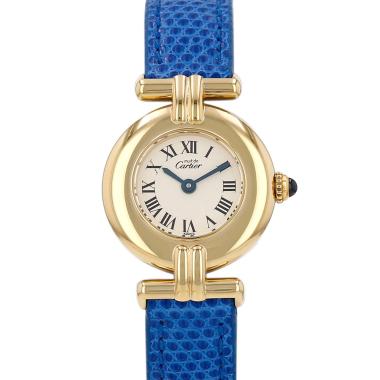 Reloj Cartier Must Colisée de plata dorada Ref: Cartier - 590002  Circa 1990