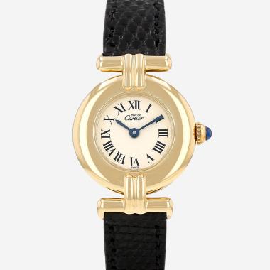 Montre Cartier Colisee en vermeil Vers 1993