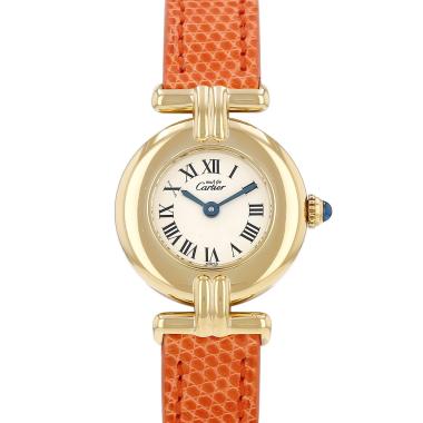 Montre Cartier Must Colisée en vermeil Ref: Cartier - 590002  Vers 1990