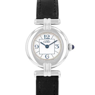 Montre Cartier Must Colisée en argent Ref: Cartier - 2411  Vers 1990