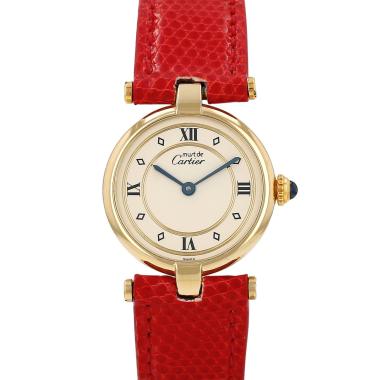 Reloj Cartier Must Vendôme de plata dorada Ref: Cartier - 590004  Circa 1990