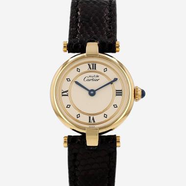 Montre Cartier Must Vendôme en vermeil Vers 1990