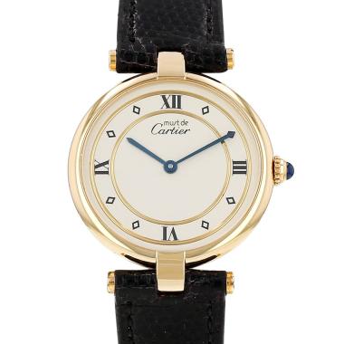 Montre Cartier Must Vendôme en vermeil Ref: Cartier - 590003  Vers 1990