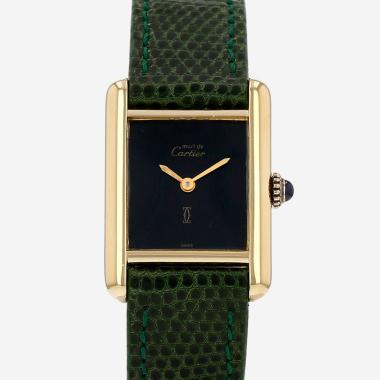 Montre Cartier Tank Must en vermeil Vers 1990