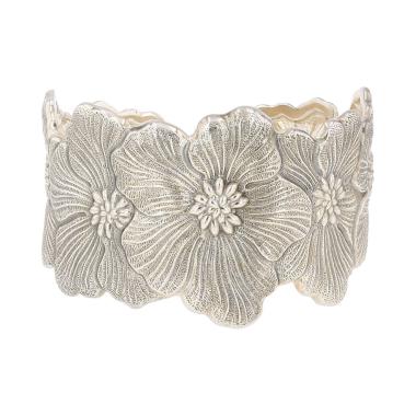 Buccellati Blossom cuff bracelet in silver