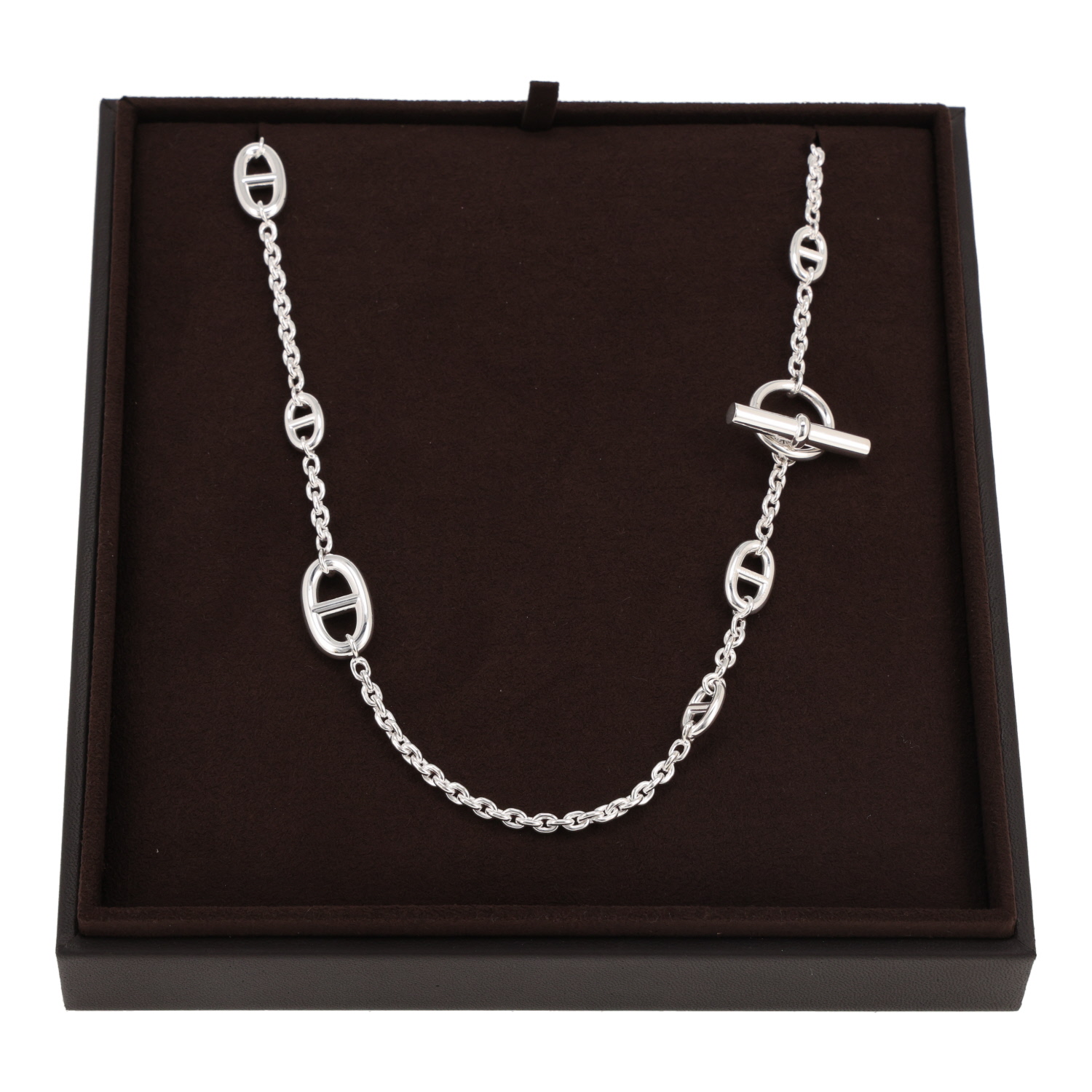 Sautoir Hermès Farandole 120 en argent - Detail D2