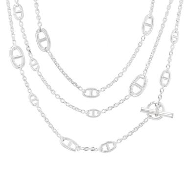 Collar Hermès Farandole 160 de plata
