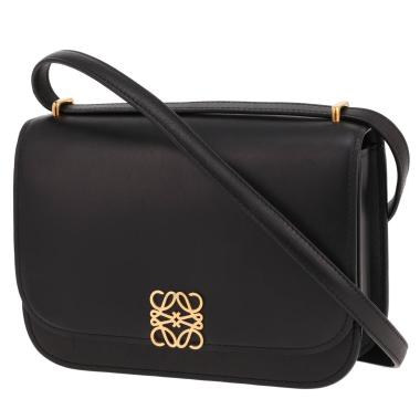 Borsa a tracolla Loewe Goya, modello piccolo, in pelle nera