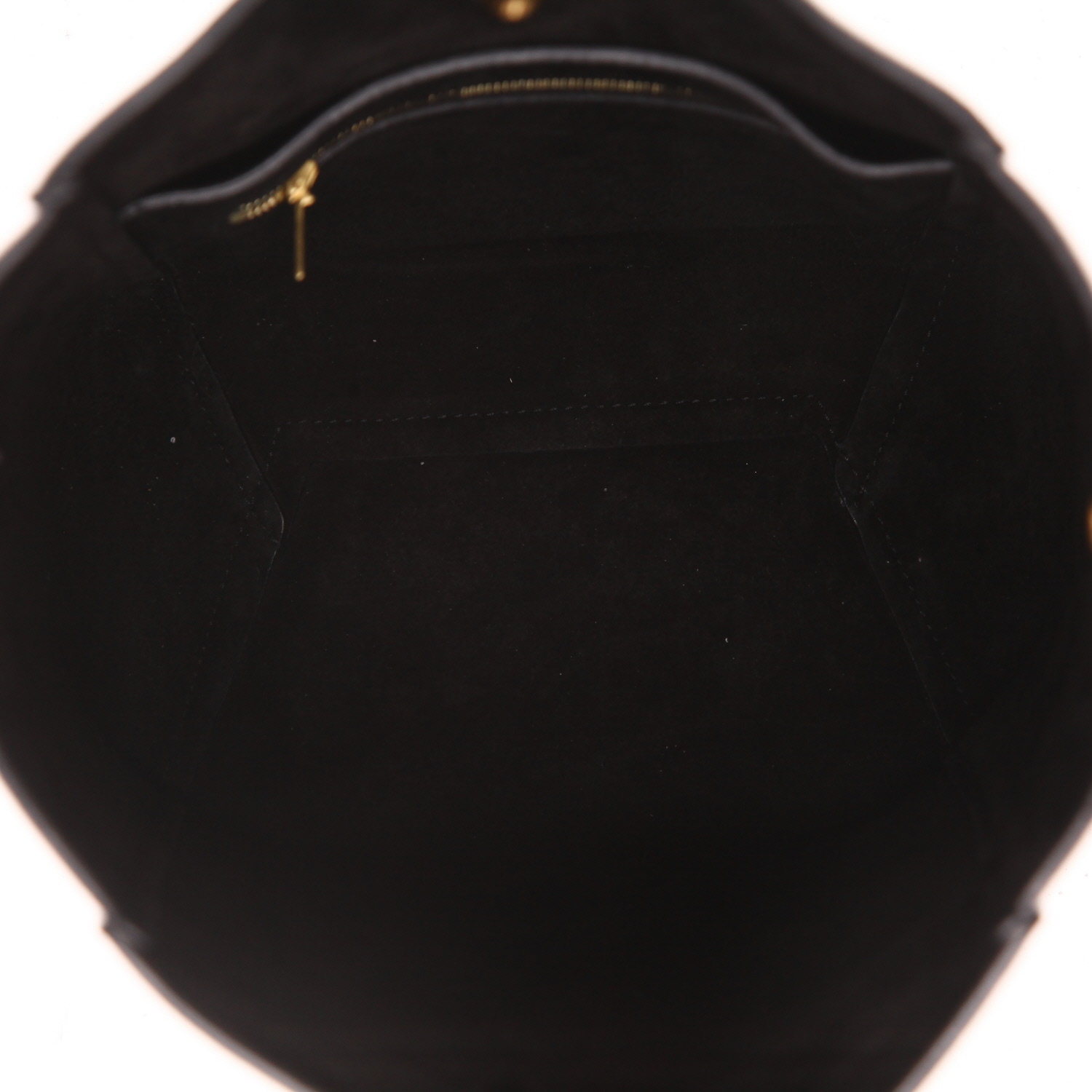 Borsa Celine  Sac Sangle in pelle martellata nera - Detail D3