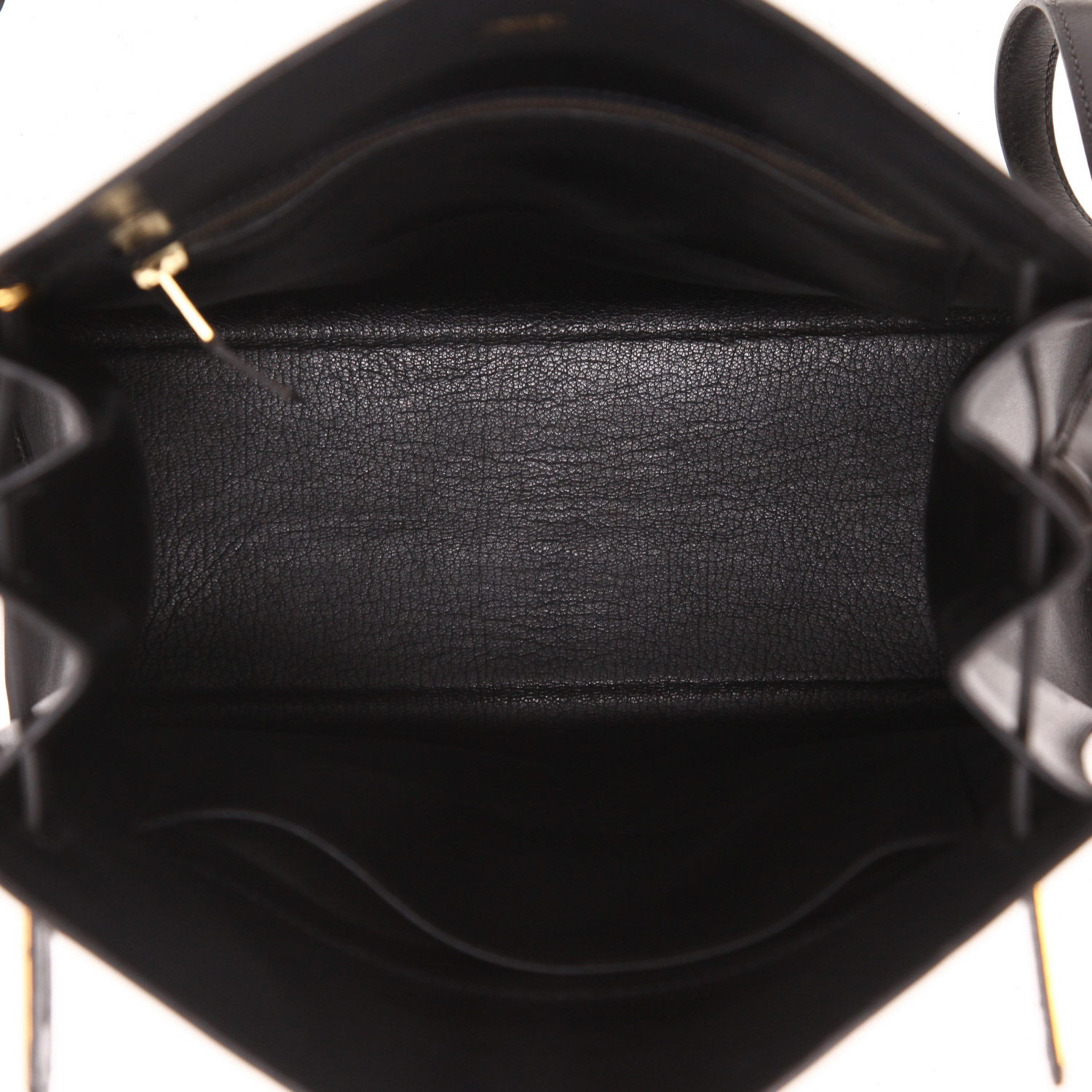 Sac à main Hermès  Kelly Sport en cuir box noir - Detail D3