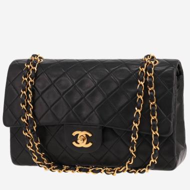 Sac à main Chanel  Timeless Classic en cuir matelassé noir