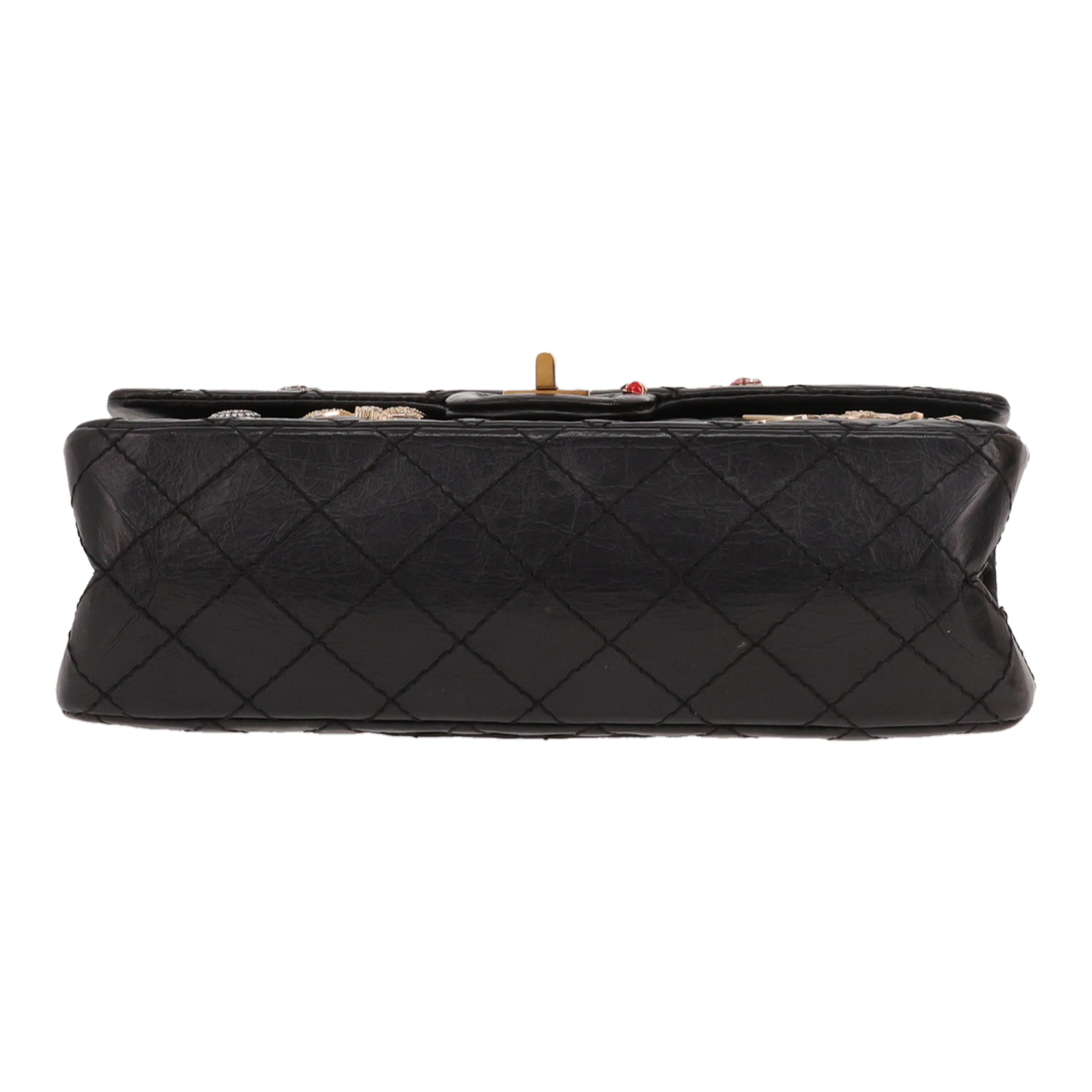 Borsa Chanel  2.55 in pelle trapuntata nera - Detail D1