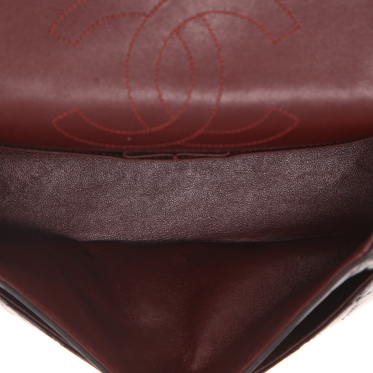 Sac à main Chanel  2.55 en cuir matelassé noir - Detail D3