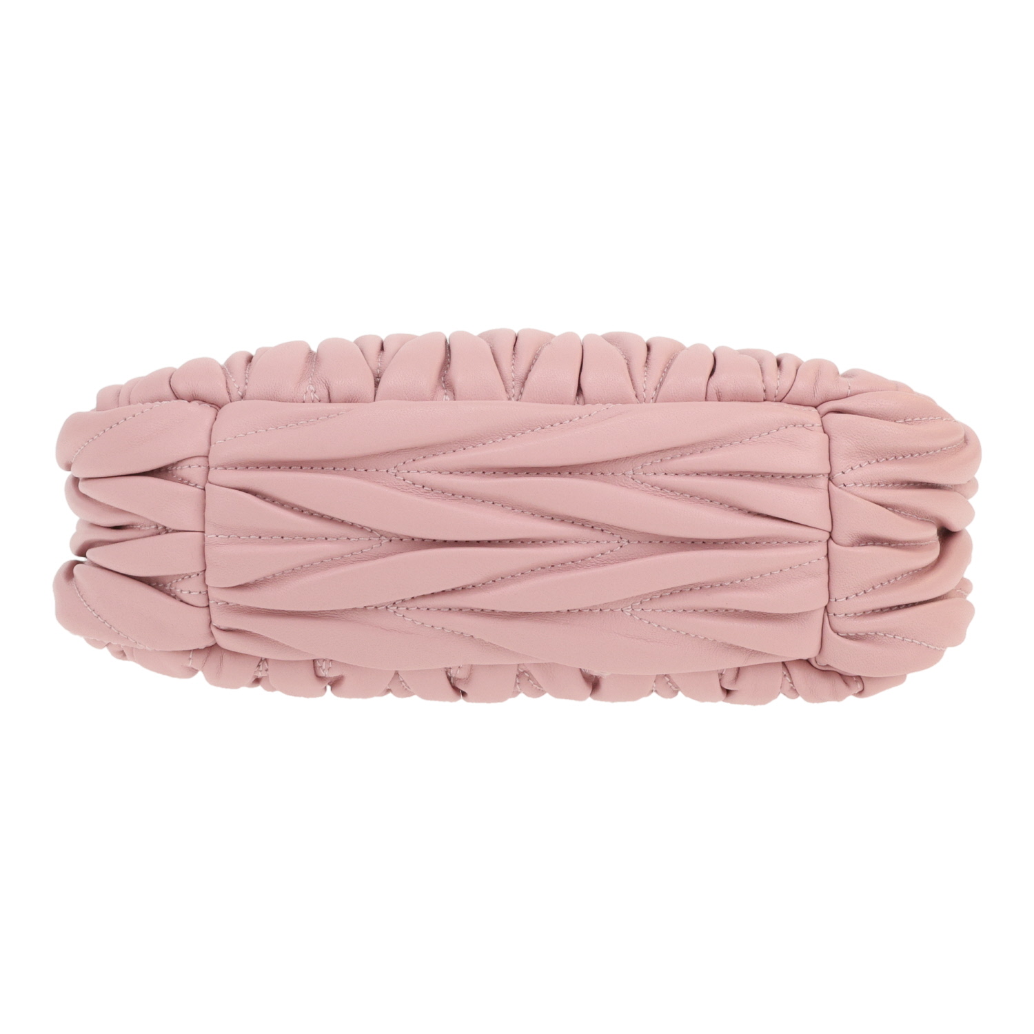 Bolso bandolera Miu Miu  Miu Wander en cuero acolchado rosa - Detail D1