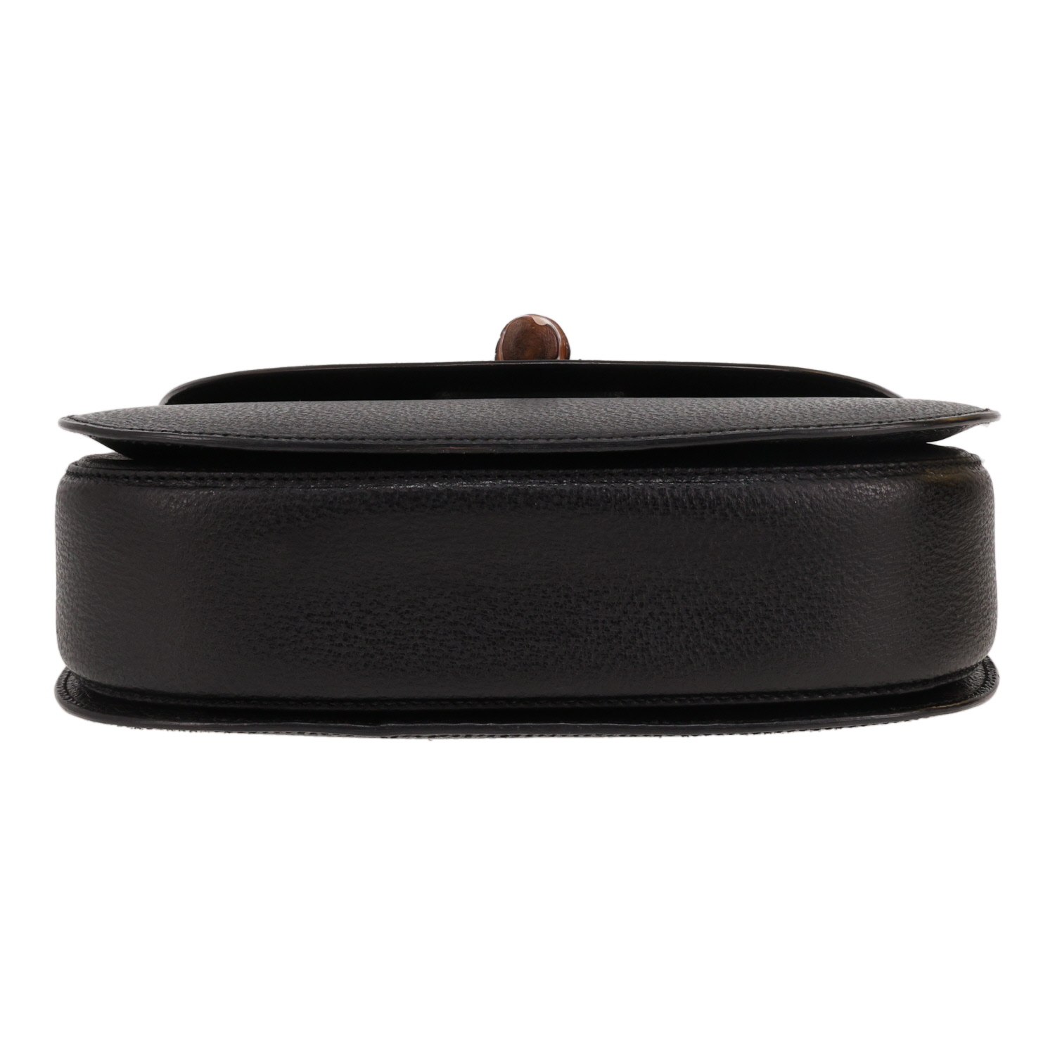 Bolso Gucci Bambou de piel de pecarí Negro y bambú - Detail D1