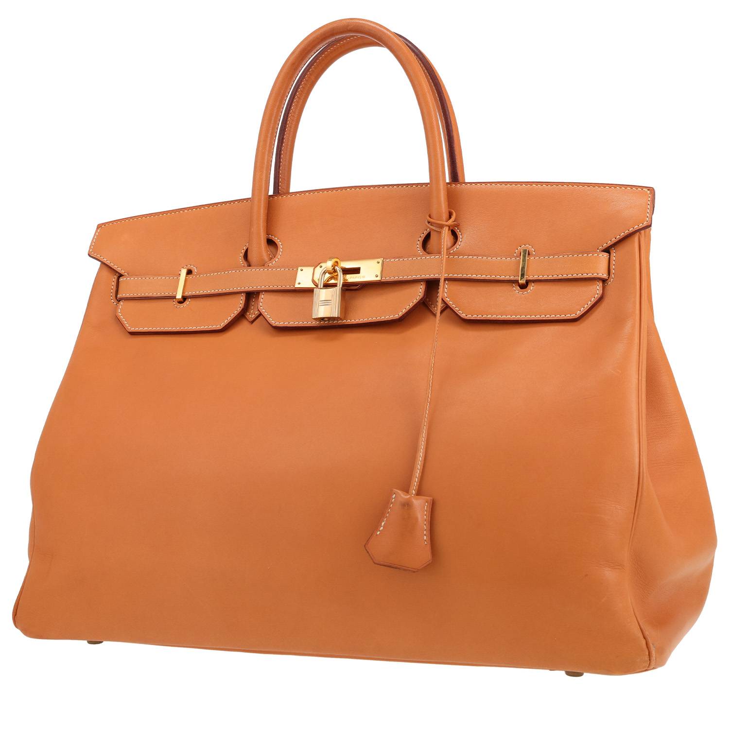 Hermès Birkin 40 cuir gold vintage 1991 occasion Hermès Birkin 40 cuir gold vintage 1991 occasion