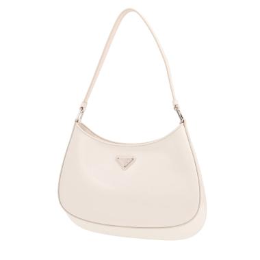 Sac à main Prada  Cleo en cuir blanc