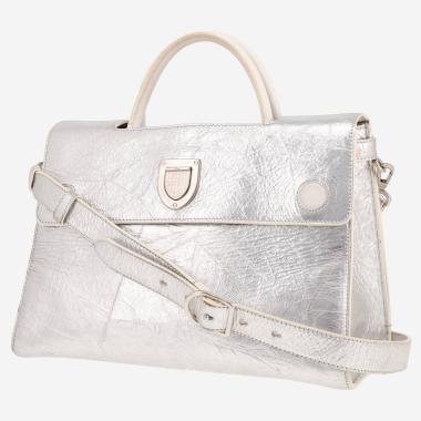Borsa Dior  Diorever in pelle argentata