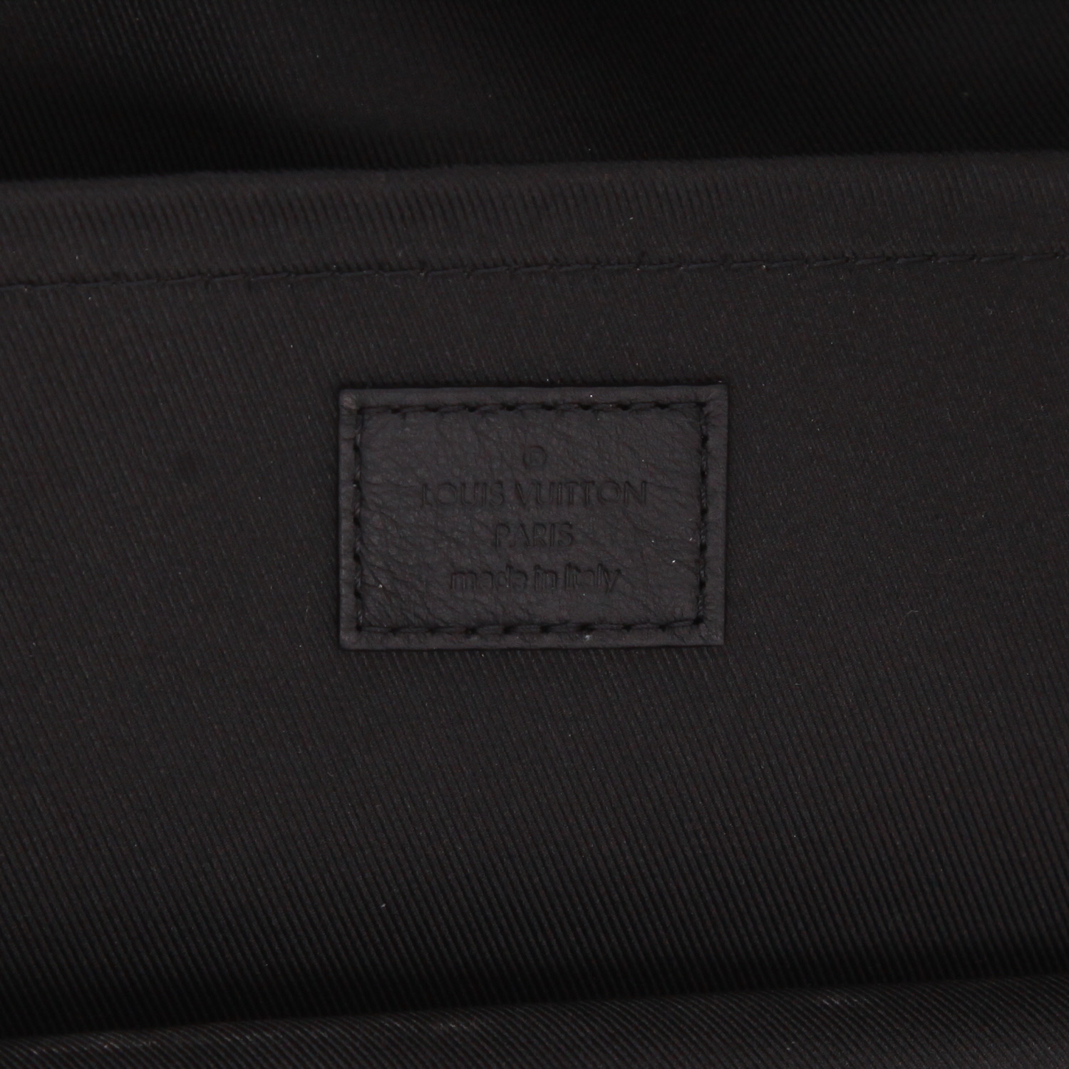 Zaino Louis Vuitton  Palm Springs in tela monogram marrone e pelle nera - Detail D2