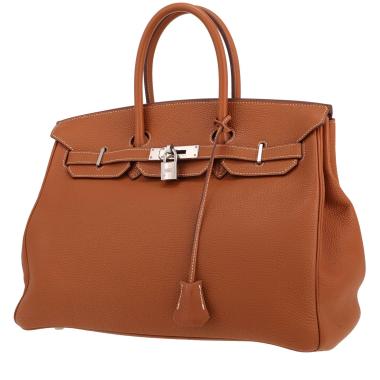 Borsa Hermès Birkin da 35 cm in pelle Togo dorata