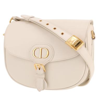 Bolso bandolera Dior  Bobby en cuero color crema