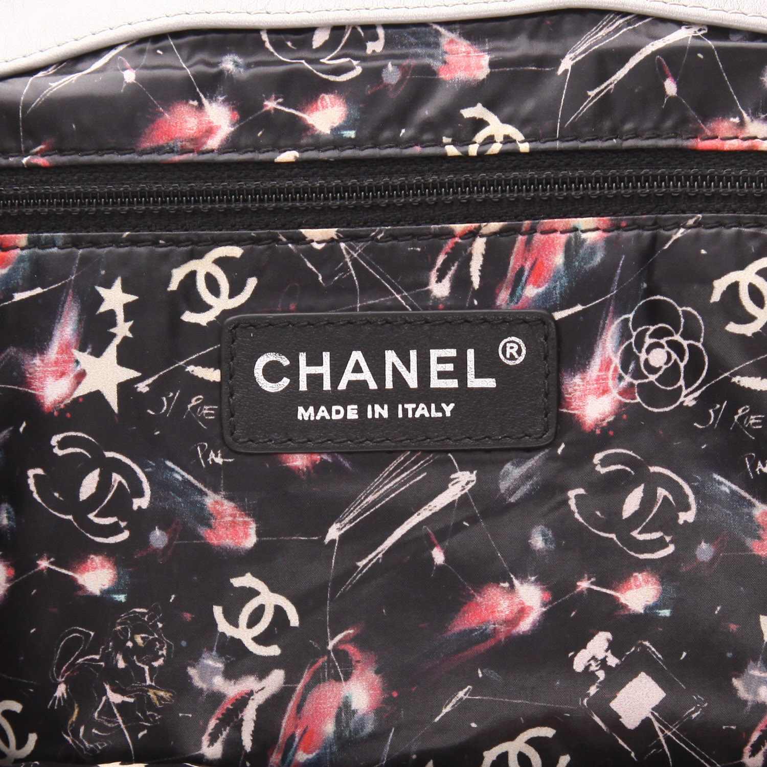 Zaino Chanel  Sac à dos in pelle trapuntata grigia - Detail D2